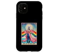 Long Live The Drag-Queen Funny Tarot Card Skeleton LGBT Gay Case for iPhone 11
