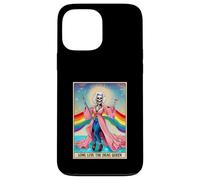 Long Live The Drag-Queen Funny Tarot Card Skeleton LGBT Gay Case for iPhone 13 Pro Max