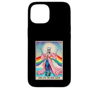Long Live The Drag-Queen Funny Tarot Card Skeleton LGBT Gay Case for iPhone 15