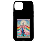 Long Live The Drag-Queen Funny Tarot Card Skeleton LGBT Gay Case for iPhone 15 Plus