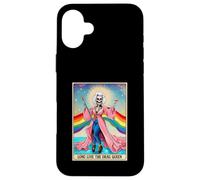 Long Live The Drag-Queen Funny Tarot Card Skeleton LGBT Gay Case for iPhone 16 Plus