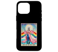 Long Live The Drag-Queen Funny Tarot Card Skeleton LGBT Gay Case for iPhone 16 Pro Max