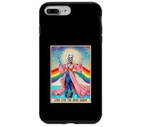 Long Live The Drag-Queen Funny Tarot Card Skeleton LGBT Gay Case for iPhone 7 Plus/8 Plus