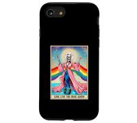 Long Live The Drag-Queen Funny Tarot Card Skeleton LGBT Gay Case for iPhone SE (2020) / 7 / 8