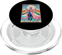 Long Live The Drag-Queen Funny Tarot Card Skeleton LGBT Gay PopSockets PopGrip for MagSafe