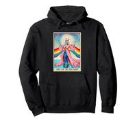 Long Live The Drag-Queen Funny Tarot Card Skeleton LGBT Gay Pullover Hoodie