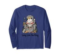 Long Live the King Funny Possum Trash King Long Sleeve T-Shirt