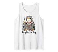 Long Live the King Funny Possum Trash King Tank Top