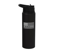 Long Live THE Republic Patriotic Loyal Democratic Principled Stainless Steel Insulated Water Bottle