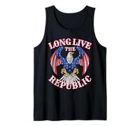 Long Live The Republic US Flag Democratic Tank Top