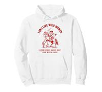 Long Live Women Wild West Cowgirl Rodeo Western Design Pullover Hoodie