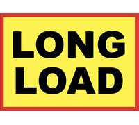 Long Load Warning Sign Magnetic A3 420mm x 297mm for Lorry HGV Trailer Vehicle External