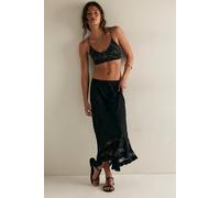 Long Lost Lover Maxi Slip Skirt by Intimately at Free People in Black, Size: Small - female