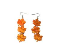 Long Maple Leaf Earrings,Fall Maple Leaf Dangle Earrings,Thanksgiving Earrings for Women,Autumn Fall Earrings for Women,Holiday Festive Thanksgiving Jewelry Gifts