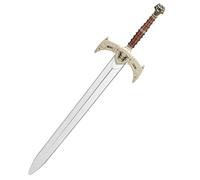 Long Medieval Sword, 35.5in/36.2in Martial Arts Training Plastic Sword for Halloween Costume Cosplay Outdoor Game Sports (36in)