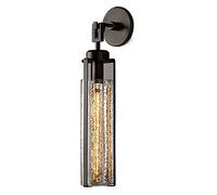Long Metal Wall Sconce, E14 Glass Lava Lamp Fixture, Modern Lighting for Corridor Loft Passage Cafe