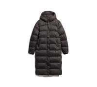 Superdry Microfibre Longline Jacket Black M Woman