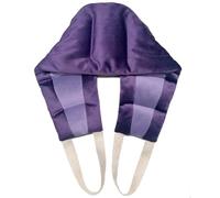 Long Microwave Neck Heating Pad 33.5 * 5.9" Microwavable Heating Pads for Shoulders Pain Relief Long Weighted Bag Moist Heated Neck Wrap Warmer Pad Warm Compress with Handles Purple (Purple)