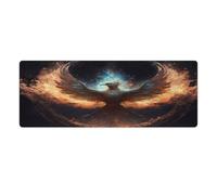 Long Mouse Pads Art Phoenix Extra Large Mouse Mat 30x80cm Large Desk Pad for Gaming Computer Laptop Home Office Travel