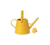Long Mouth 3 8L Gardening Watering Can with Ergonomic Handle and Removable Nozzle for Controlled Watering of Indoor and Outdoor Plants (Yellow)