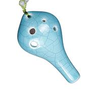 Long Mouth Crack Six-hole High-pitched G-tune Ceramic Ocarina 6-hole Student Beginner Ocarina Musical Instrument ocarina instrument (3)