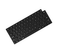 Long Nail Keyboard Cover Silicone Protector for Pro/Air 14.8x9mm Black/White/Pink - Comfortable Typing with Nail Art, Raised Design for Office, Study, and Gaming (Black)