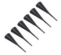 Long Neck Necked Plastic Funnel Spout 460mm (18in.) Long For Fuel Oil Liquids 6pc