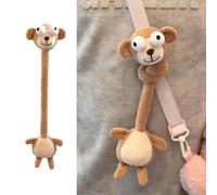 Long-necked Animal Plush Toys,Cute Rat Tiger Dragon Snake Horse Monkey Rooster Funny For Bag Pendent Accessories, Plush