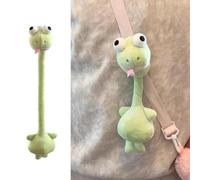 Long-necked Animal Plush Toys,Cute Rat Tiger Dragon Snake Horse Monkey Rooster Funny Pendent Plush Accessories, For Bag