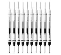 Long Nib Marker - Carpenter Ink Pen Set, Deep Hole Marker for Precision Work, 21mm Reach Tool Pen, Durable Construction Writing Tools for Woodworking Carpentry Painting Framing Welding Automotive Use