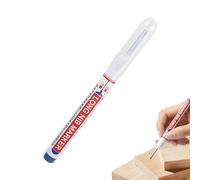 Long Nib Marking Pen - Extended Reach Ink Marker, Professional Depth Gauge Tool with Sturdy Metal Sleeve, Industrial Precision Scriber, Ideal for Construction Pipework Metal Fabrication