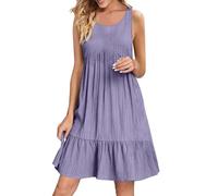 Long Nightdresses for Women Wedding Dresses for Older Brides Carnival Cruise Ship Essentials Puffy Summer Maxi Dress Short Kaftan Fashion Womens Summer Kimonos Plus Size Purple