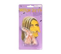 Long Nose Cosplay - Breathable Witch Character Prosthetic Nose, Halloween Costume Makeup Accessory | Lightweight Latex Facial Prop Enhances Themed Role Play Suitable Parties Masquerade School Events