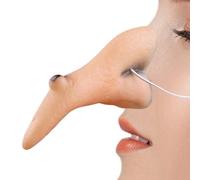 Long Nose Cosplay,Realistic Prosthetic Nose for Cosplay | Halloween Costume Accessories for Holiday Parties School Performances Role Play Theatre Performances Mall Events Masquerade