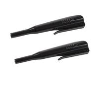 Long Nose Pencil Cover with Pocket Clip, 2Pcs for Woodworking Accessories, for Craftsmen (Black)