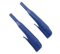 Long Nose Pencil Cover with Pocket Clip, 2Pcs for Woodworking Accessories, for Craftsmen (Blue)