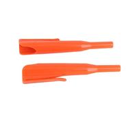 Long Nose Pencil Cover with Pocket Clip, 2Pcs for Woodworking Accessories, for Craftsmen (Orange)