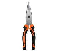 Long Nose Plier 8 Inch Needle Nose Pliers Heavy Duty Spring Loaded Pliers with Side Cutters for DIY Cutting Clamping Pinching Jewelry Making Household Repair