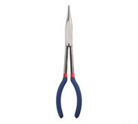 Long Nose Pliers 11 Inch Straight Configuration with Extended Reach for Complex Installations Robust Steel Construction for Technical Work (Straight)