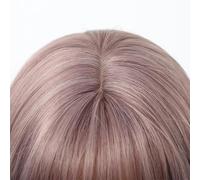 Long Ombre Purple Wavy Wig for Women, 29.5 Inch Curly Wavy Wig with Bangs,Heat Resistant Layered Synthetic Wigs for Daily Use