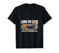Long On Care Short On Nothing Else Nurse Dachshund Value Graphic T-Shirt