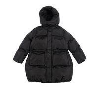 Long Padded Quilted Jacket - unisex - Maison Margiela - Winter Jackets - Black - 14 Y - Kids 14 Y