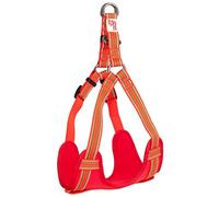 Long Paws Comfort Harness, Reflective, Padded Dog Harness, Extra Small, Orange