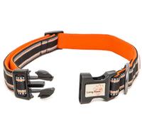 Long Paws Comfort Padded & Reflective Dog Collar - - Size: M