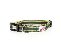 Long Paws Comfort Reflective Padded Dog Collar, Medium, Green