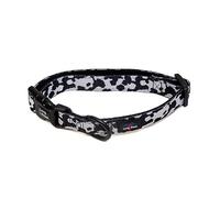 Long Paws Dog Collar Comfortable Padded Collar Adjustable Clip Buckle Safe and Secure Collar (Cow Print, M)