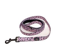 Long Paws Funk The Dog Lead Pink Leopard - Medium