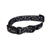 Long Paws - Funk The Dog Collar-Leopard Green Gold Small