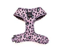 Long Paws - Funk The Dog Harness-Pink Leopard Small