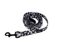 Long Paws - Funk The Dog Lead-Cow Print Medium